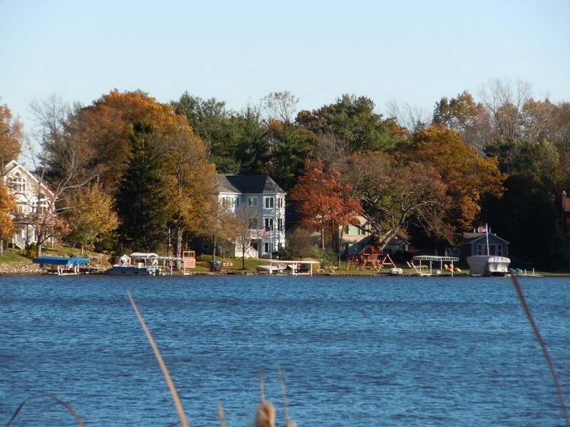 Waterfront homes Big Lake Oakland County