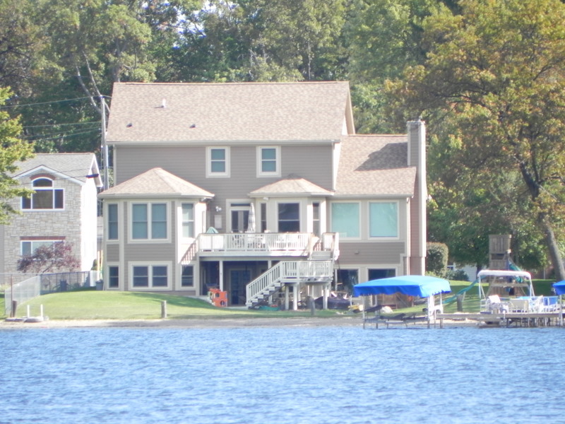 waterfront homes pleasant lake waterford township michigan