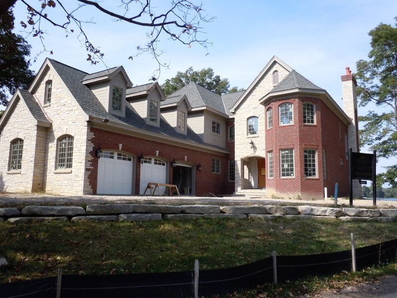 waterfront homes square lake bloomfield township michigan