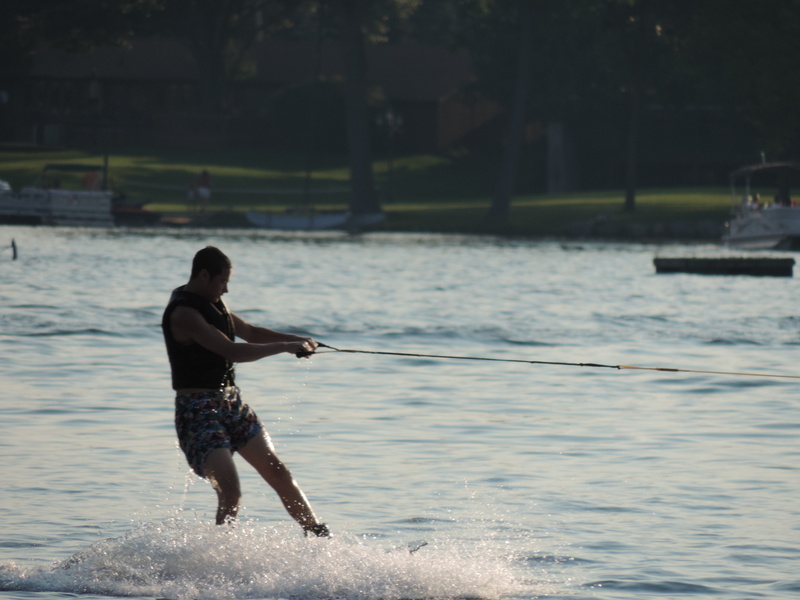 Water skiing Livingston County lakes
