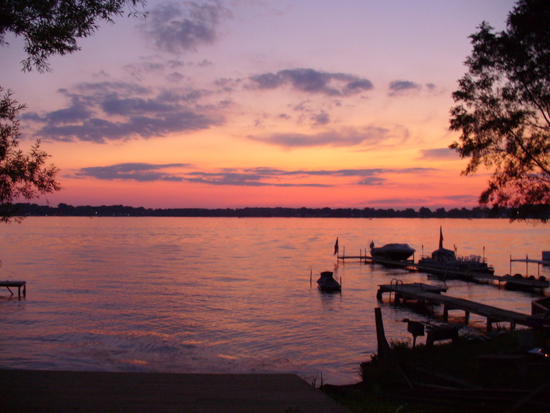 Walled Lake sunset Walled Lake MI