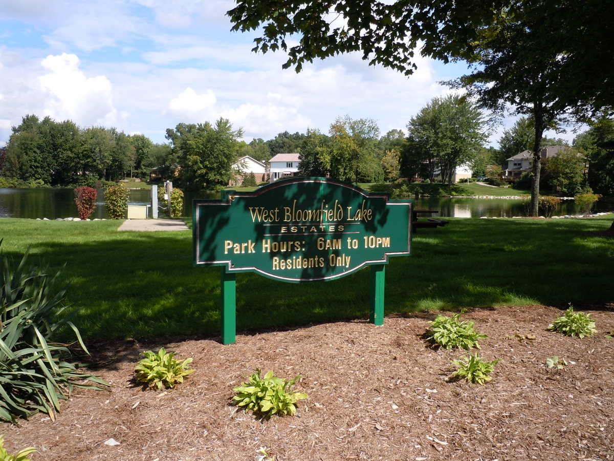 West Bloomfield Lake Oakland County MI